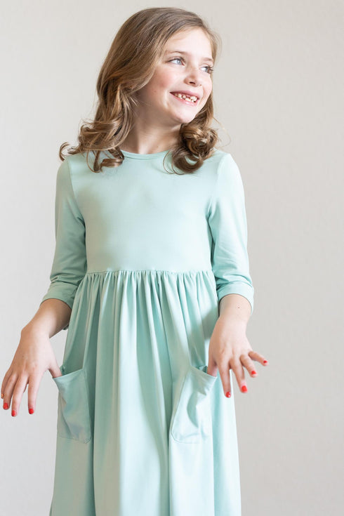 sage-3-4-pocket-twirl-dress Mila &  Rose - Sophia's Style--45910--8